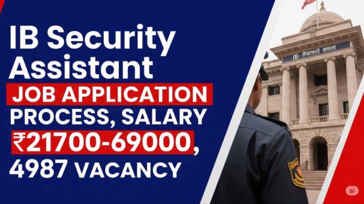 IB Security Assistant Job 2025 Application Process, Vacancy, Eligibility, Salary